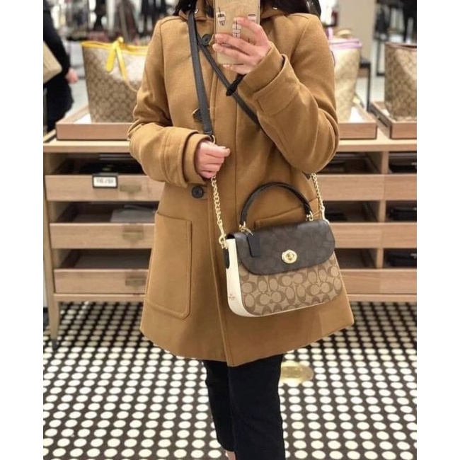 Túi Coach nắp gập