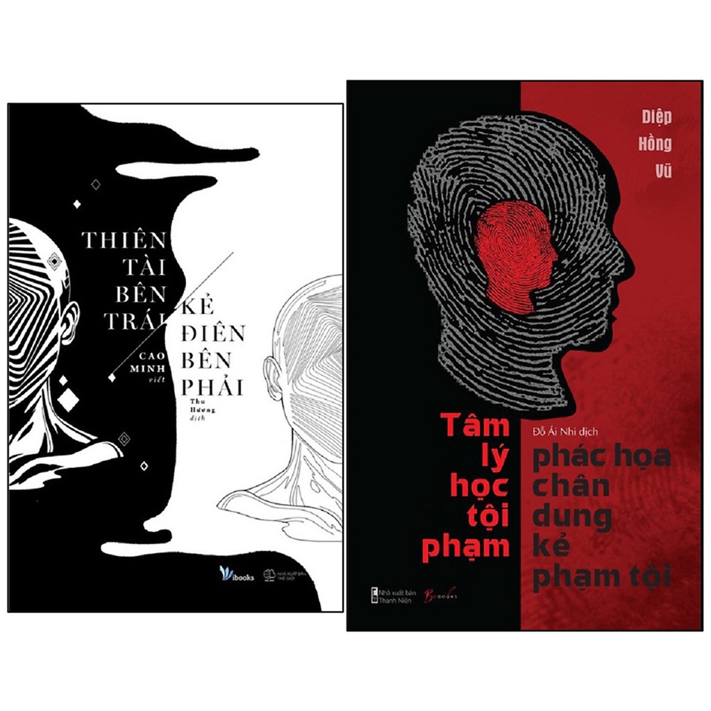 Siêu Giảm Giá_Combo Thiên Tài Bên Trái, Kẻ Điên Bên Phải + Tâm Lý Học Tội Phạm: Phác Họa Chân Dung Kẻ Phạm Tội