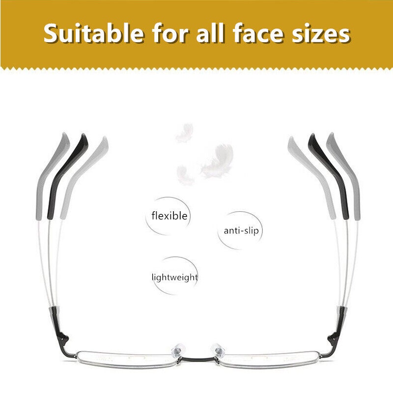 Kính Đọc Sách Bảo Vệ Bằng Titan Kim Loại Chống Tia UV Dễ Nhìn Xa Và Gần PTQ