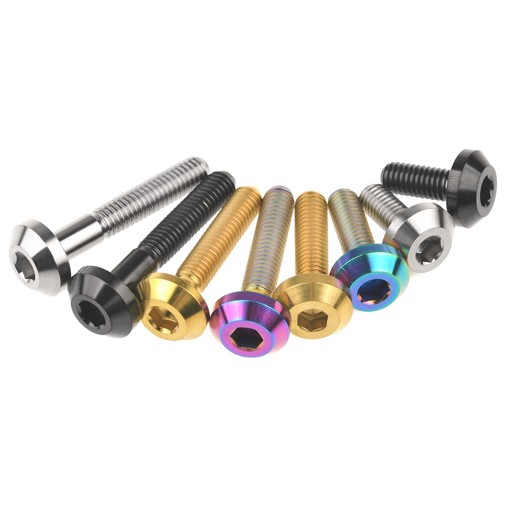 Bu lông WANYIFA M6x12 15 20 25 30 35mm tùy chọn lục giác titan dành cho phanh xe đạp