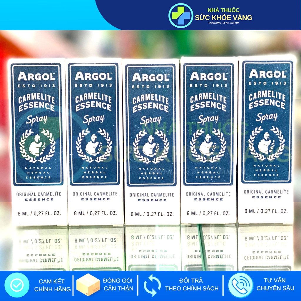 Tinh dầu ARGOL CARMELITE ESSENCE - Hỗ Trợ Cải Thiện Viêm Xoang, Đường Hô Hấp, Giảm Đau Họng, Khản Ti