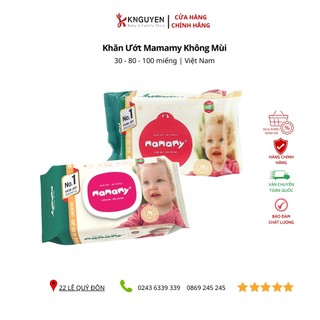Khăn Ướt Mamamy Không Mùi