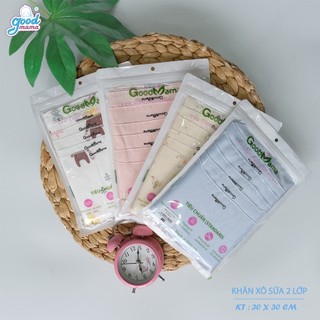 SET 6 Khăn xô sữa cho bé Goodmama chất liệu sợi tre cực mềm mịn