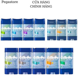 Lăn Khử Mùi nam Gillette Cool Wave Clear - Gel lăn nách nam Gillette 107g