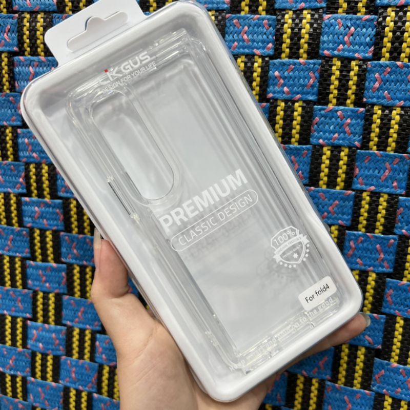 Case ốp lưng Samsung Zfold 4 / Z fold 4 siêu trong suốt hàng công ty full box