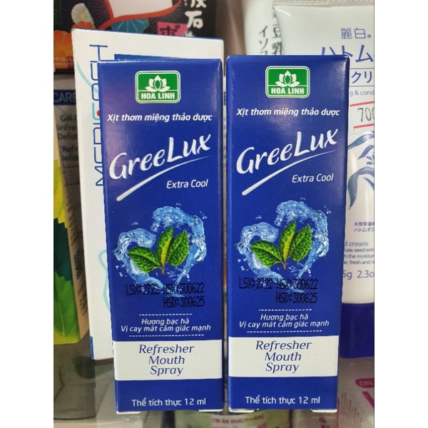 Chai xịt thơm miệng GREELUX