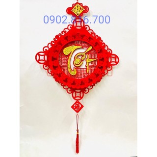 Có sẵn Khánh vuông Khánh quạt -Liễng nhung đỏ Dây treo cửa hình QUẠT khắc chữ TẾT PHÚC LỘC THỌ phụ kiện treo decor tết
