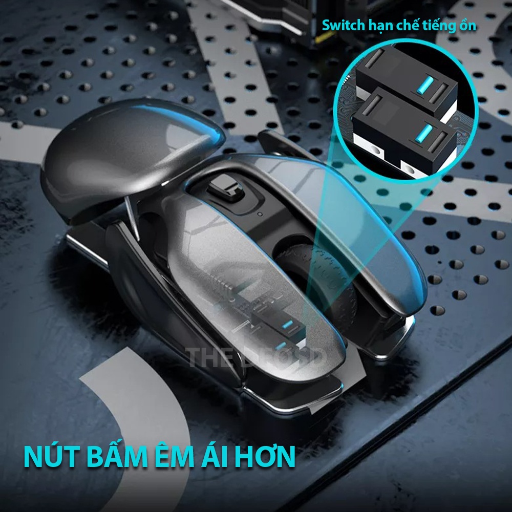 Chuột Bluetooth Không Dây Máy Tính / Laptop - Dùng 2 Tháng / Lần Sạc - The Deosd