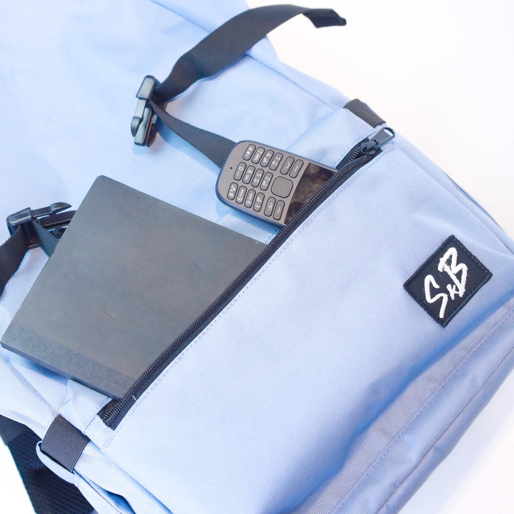 Essentials Backpack balo chính hãng thương hiệu S&B màu xanh