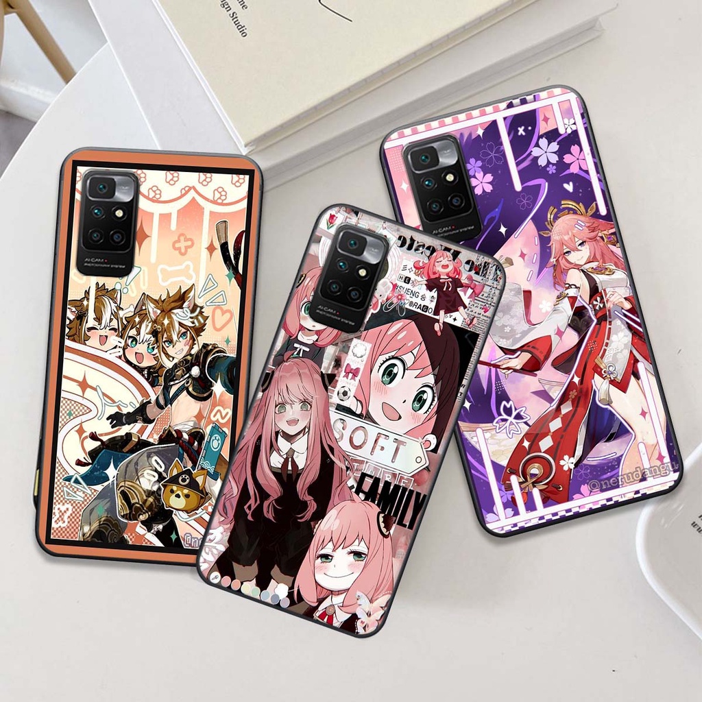 Ốp Xiaomi Redmi 10C / Redmi 10A / Redmi 10 bộ hình anime siêu cute, siêu đáng yêu