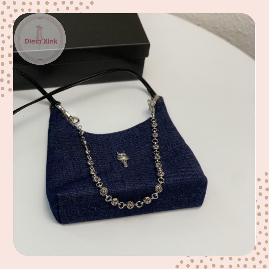 Túi Đeo Chéo Mini Phong Cách Vintage TÚi Xách Nữ Vải Bò Đẹp Phong Cách Thời Trang Hàn Quốc Giá Rẻ Quà Tặng Đi Chơi Tết