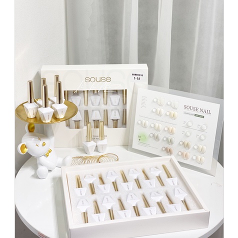 Set sơn trắng SOUSE NAIL 18 màu