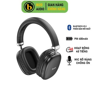 Tai nghe Bluetooth tai nghe chụp tai không dây hoco W35 blt V5.3 Pin Hoạt Động Liên Tục 40h – Bizo Audio