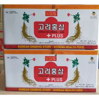 Nước hồng sâm có củ kgs hàn quốc 120ml x10 chai