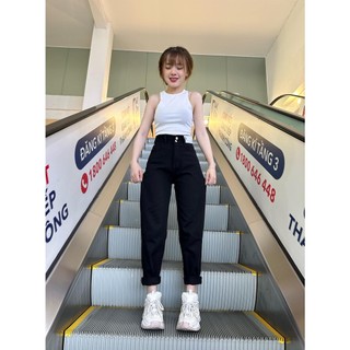 Quần baggy 2 núc chữ B trơn