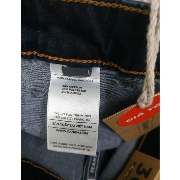 Quần jeans nữ Canifa dáng slimfit