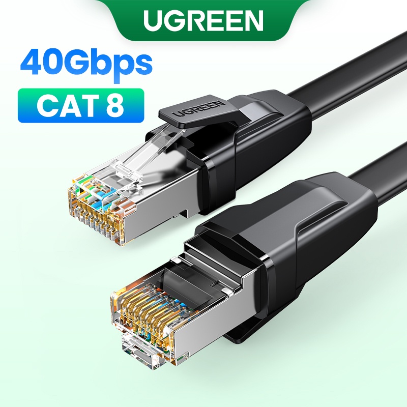 Dây cáp mạng UGREEN lan rj45 40gbps cat8 40gbps chuyên dụng thích hợp cho ps4 laptop cat 8