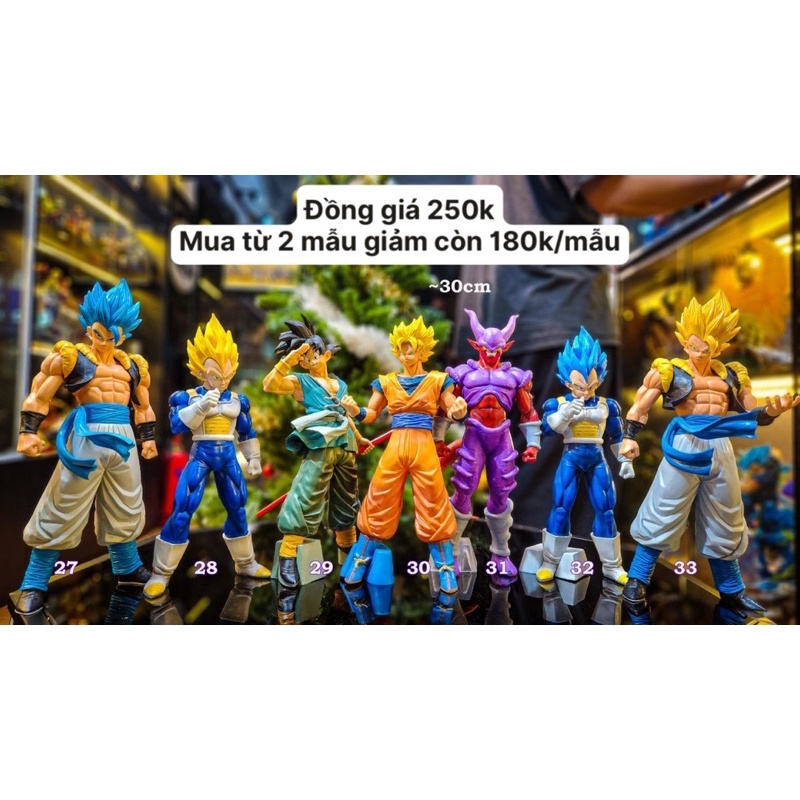 Combo 369k 2 mô hình Dragon ball tuỳ chọn truyện 7 viên ngọc rồng