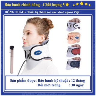 Đai nẹp hơi kéo giãn cố định nâng cột sống cổ, đai hơi hỗ trợ thoát vị đĩa đệm thoái hóa đốt sống cổ c02