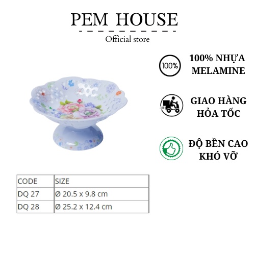 Dĩa Quả Nhựa Melamine