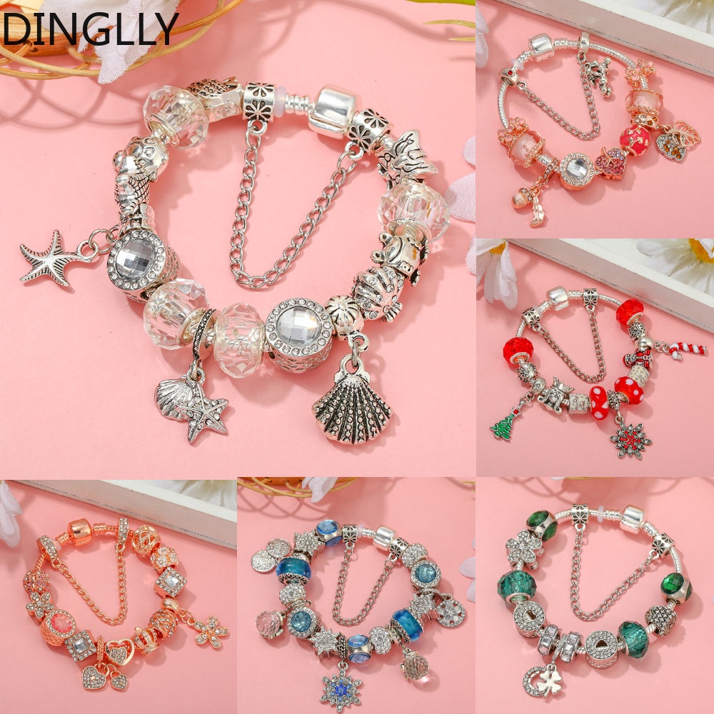 Vòng Tay Chuỗi Hạt Hình Sao Biển & Vỏ Sò Thời Trang Cho Nữ
