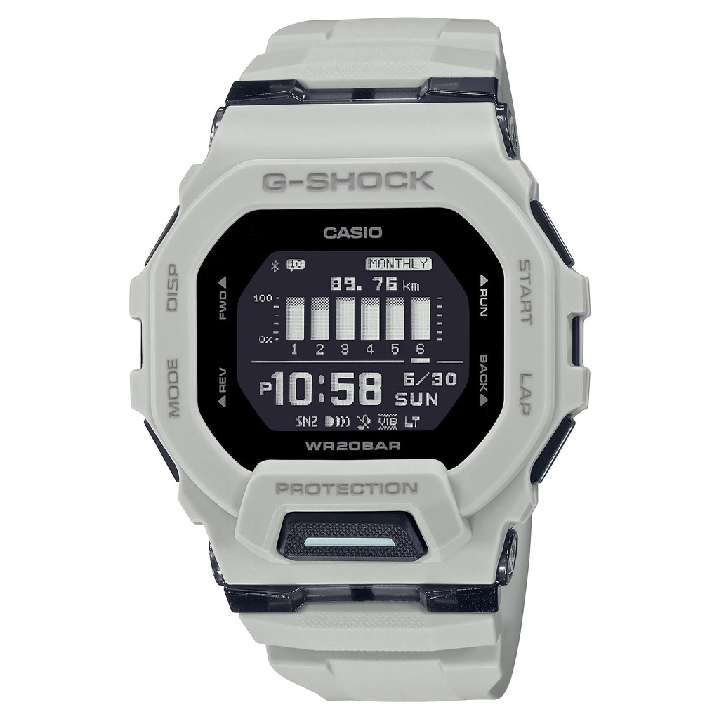 ĐỒNG HỒ NAM CASIO G-SHOCK GBD-200UU-9 DÂY NHỰA TRẮNG CHỐNG VA ĐẬP CHỐNG NƯỚC - HÀNG CHÍNH HÃNG