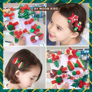 Kẹp tóc giáng sinh noel, phụ kiện tóc cho bé gái cực xinh