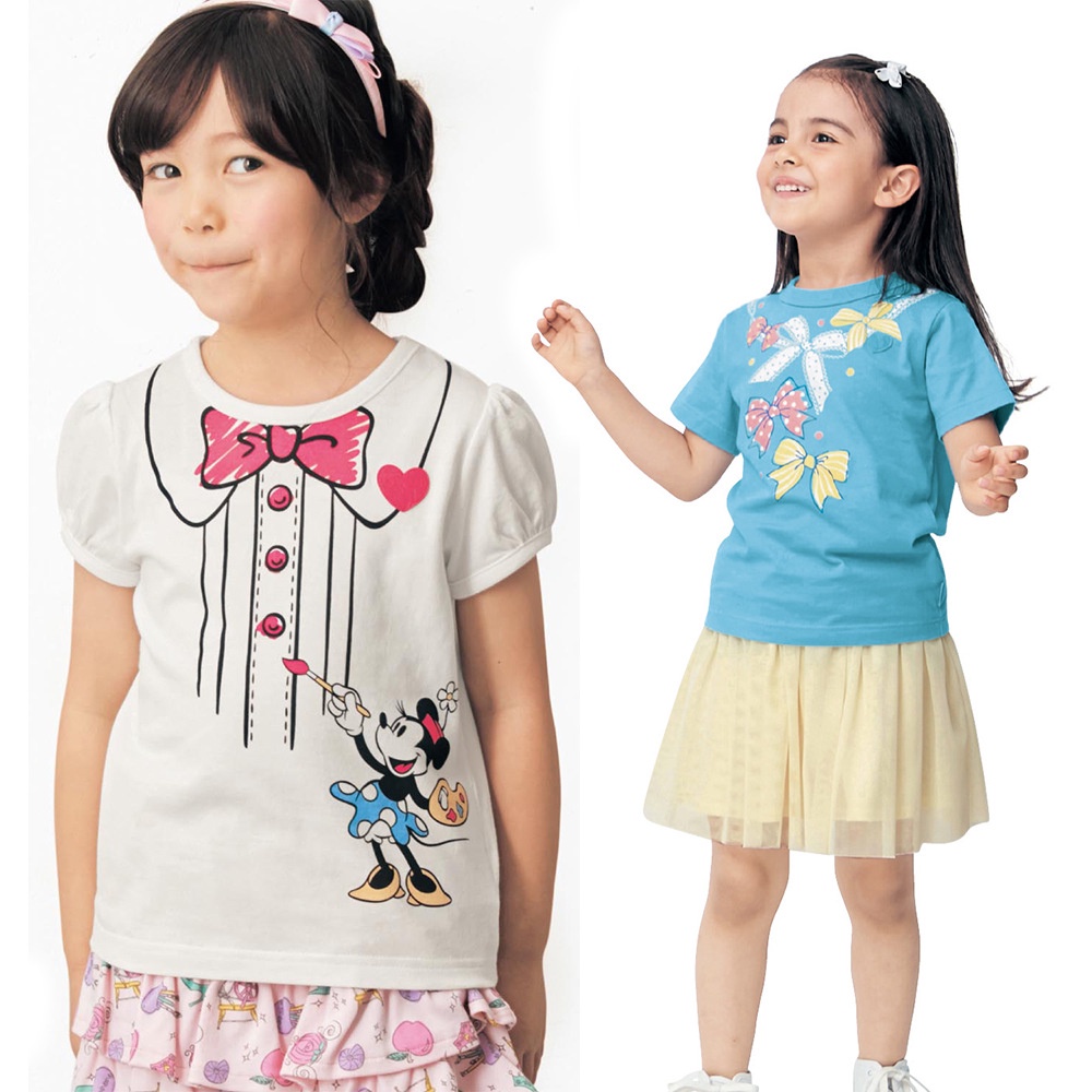 Áo Thun Cotton Tay Ngắn In Họa Tiết Hoạt Hình Phong Cách Nhật Bản Cho Bé Gái 80-140 - 1225