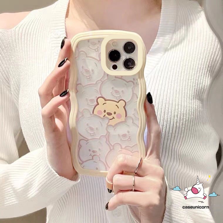 Ốp Điện Thoại TPU Mềm Trong Suốt In Hình Gấu Pooh Cho iPhone 6 6s 8 7 Plus 11 12 14 13 Pro Max XR 14Plus X XS Max SE 2020