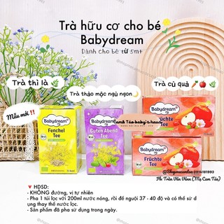 Trà BABYDREAM hữu cơ giúp bé ngủ ngon - Hộp 20 túi lọc