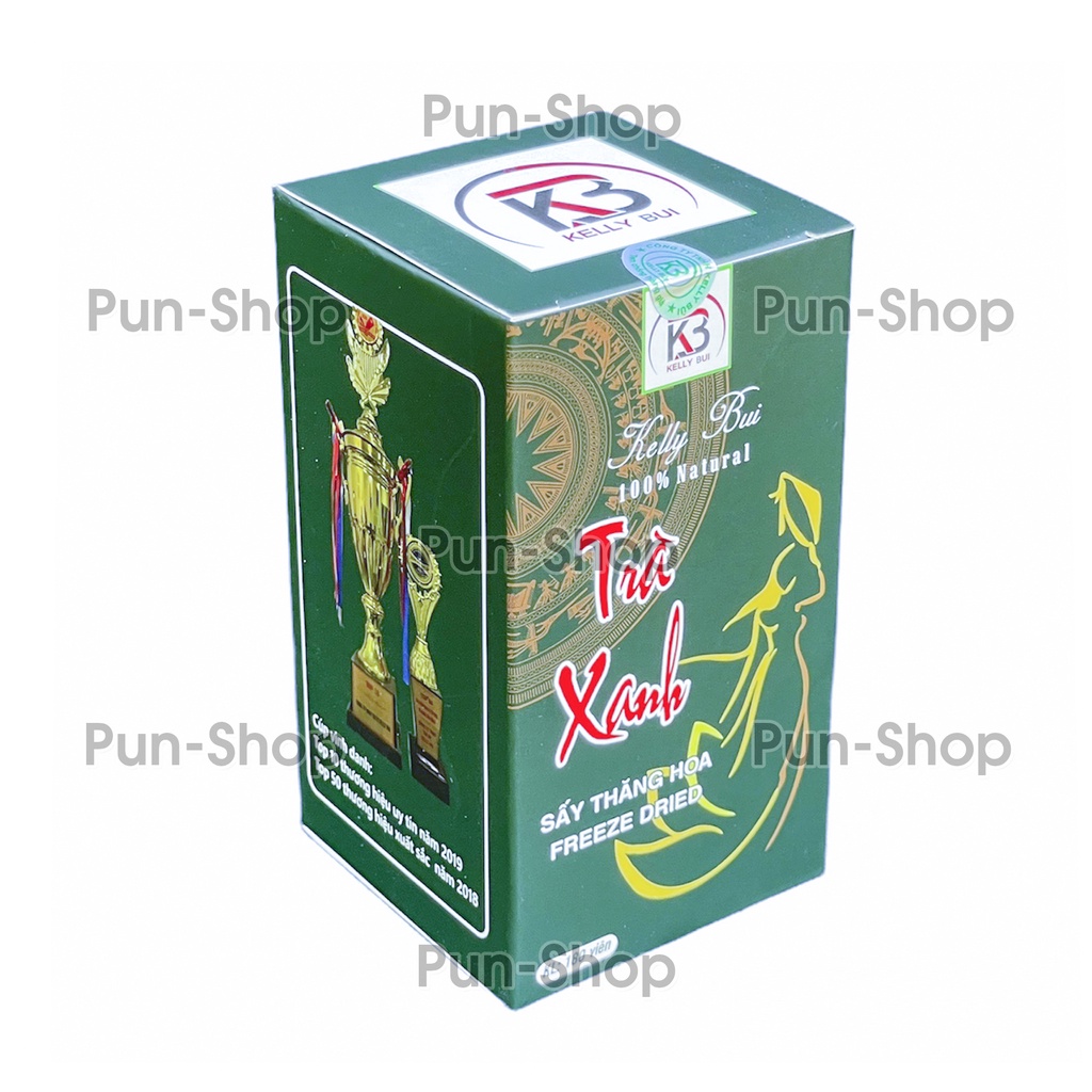 Viên Uống Bột Trà Xanh Kelly Bùi 180 Viên