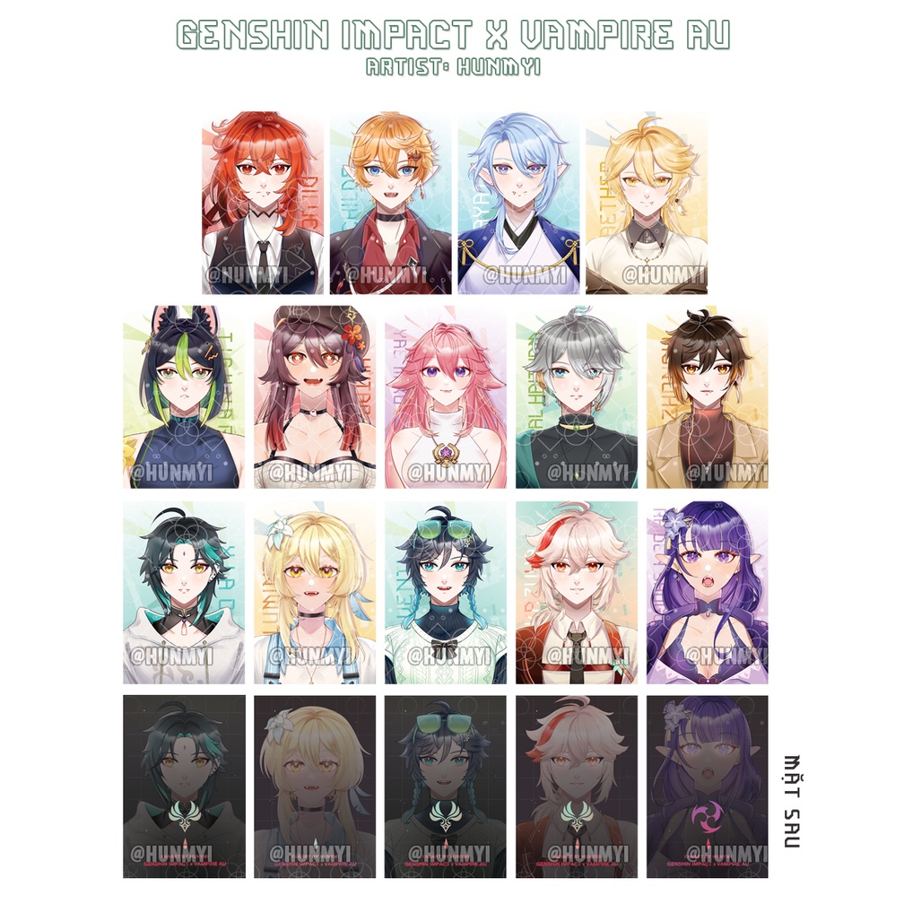 Vampire/ Genshin Doll - Genshin Impact/ độc quyền bởi artist Hunmyi