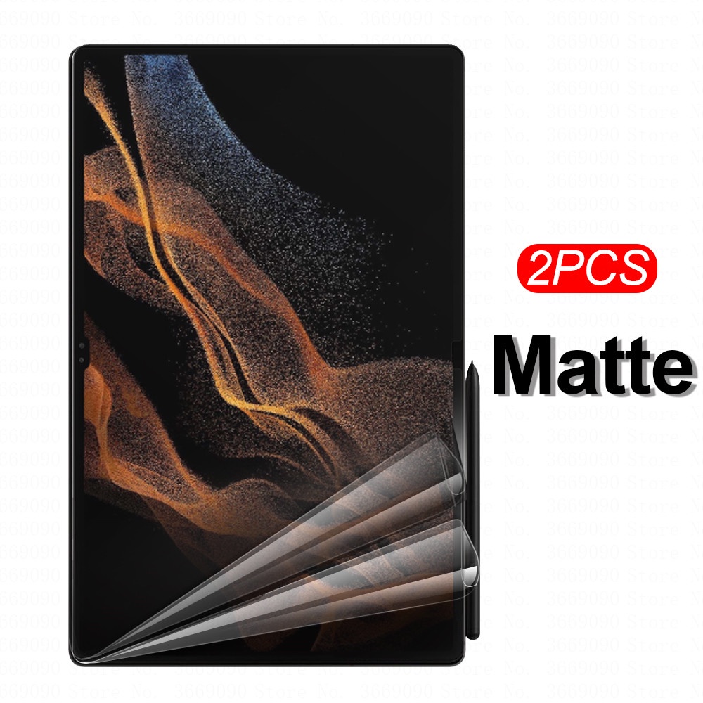 Set 2 Miếng Dán Bảo Vệ Màn Hình Chống Chói Cho Samsung Galaxy Tab S7 FE A8 A7 S6 Lite 10.4 TabS8 Plus Tab s8