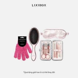 Combo Lược, Set làm móng, Bịt mắt ngủ, Bao Tay Lixibox