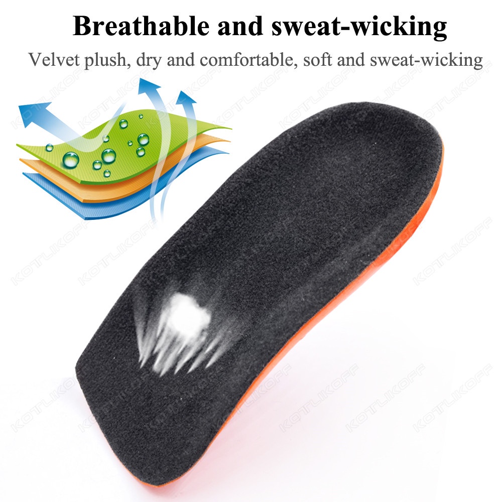 1 Cặp Miếng Lót Giày Thể Thao Thoáng Khí Giảm Đau Dành Cho Nam Và Nữ