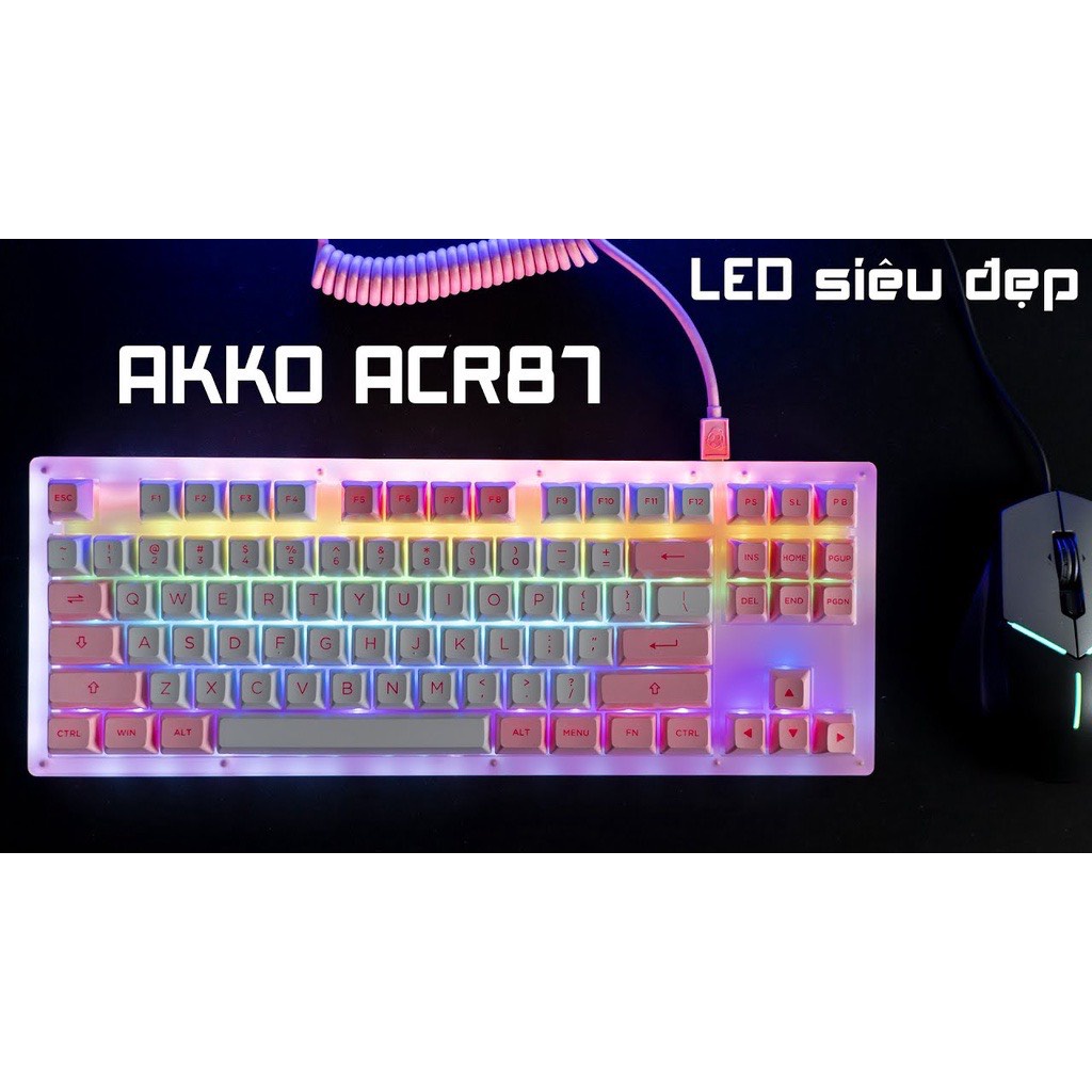 Bàn phím cơ AKKO ACR87 Hotswap / RGB / AKKO CS Switch Jelly