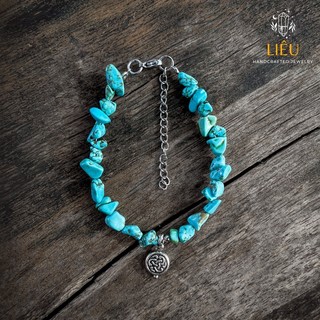 Vòng tay Turquoise thô