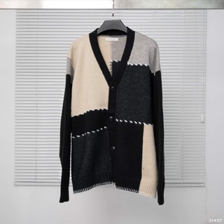 Áo cardigan họa tiết Selected OCT S052 Mono Patchwork