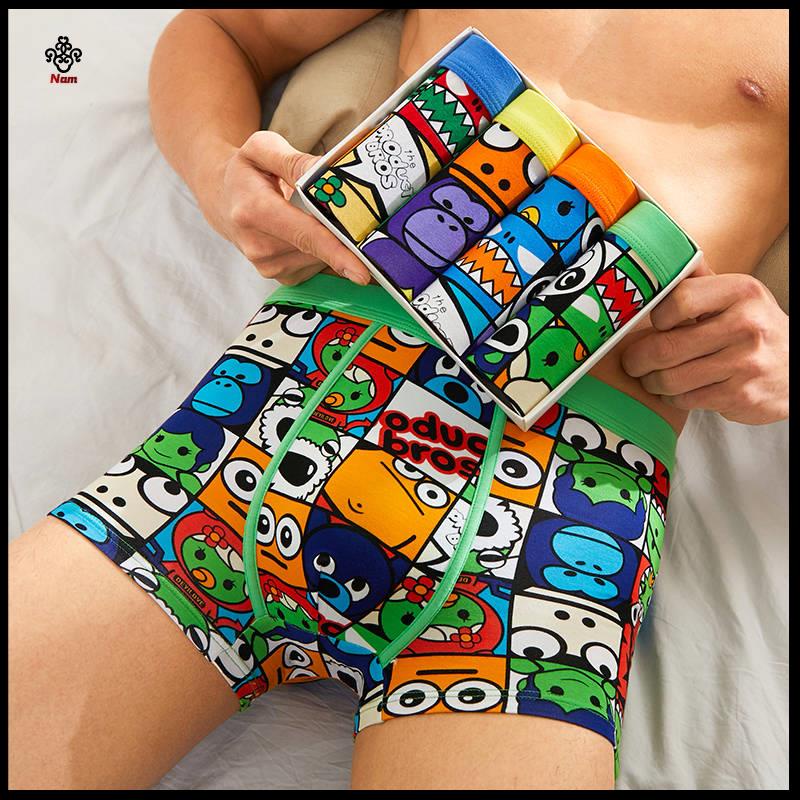 Trang ch Qu Qu n Chip nam Qu n s p nam Quần Lót Boxer Modal In Hình Hoạt Hình Dành Cho Học Sinh Trung Học Trung Học nam Sinh Trung Học