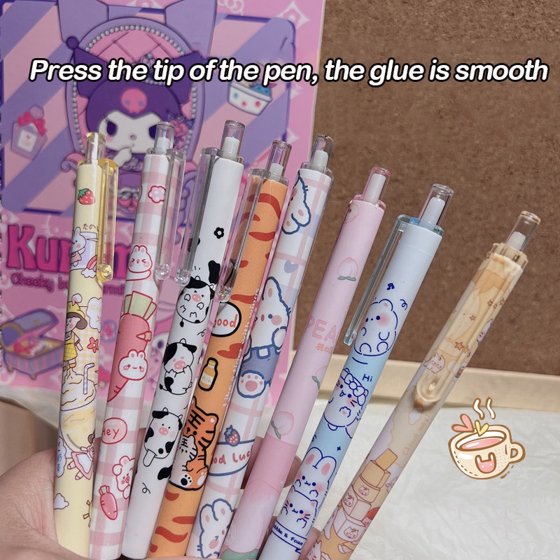 Bút Keo Dán Họa Tiết Hoạt Hình Sáng Tạo DIY