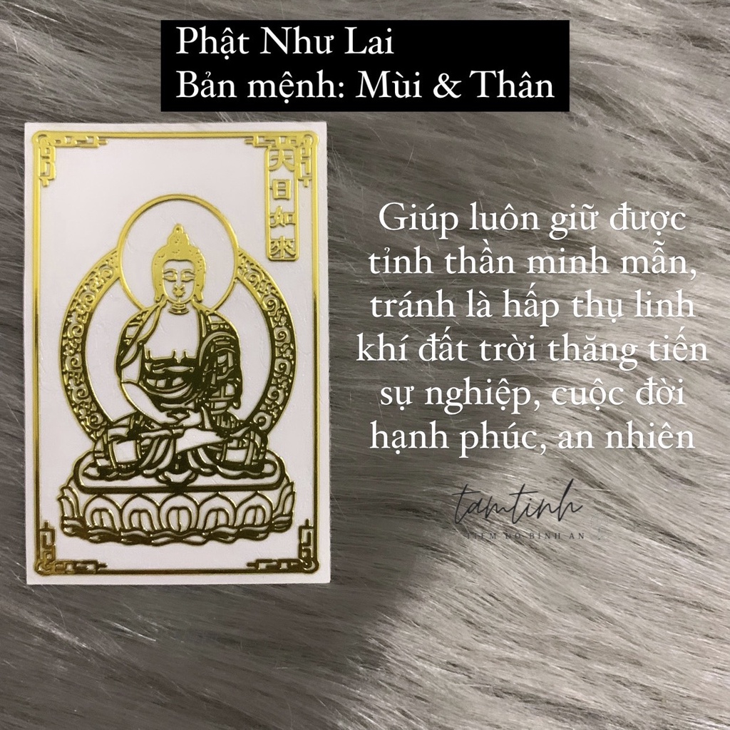 Miếng Dán Điện Thoại Phật Bản Mệnh 12 Con Giáp