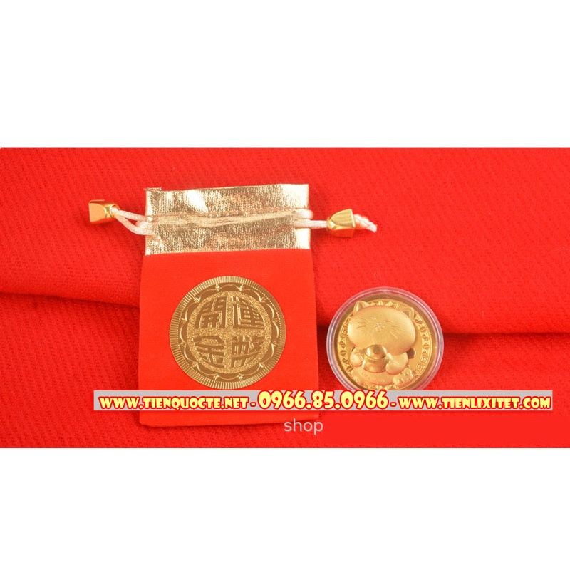 Bao Lì Xì Mèo Vàng 24K Tết Nhâm Dần 2023 (M4) FREE SHIP Lì Xì mèo Vàng Thần Tài May Mắn Ý Nghĩa