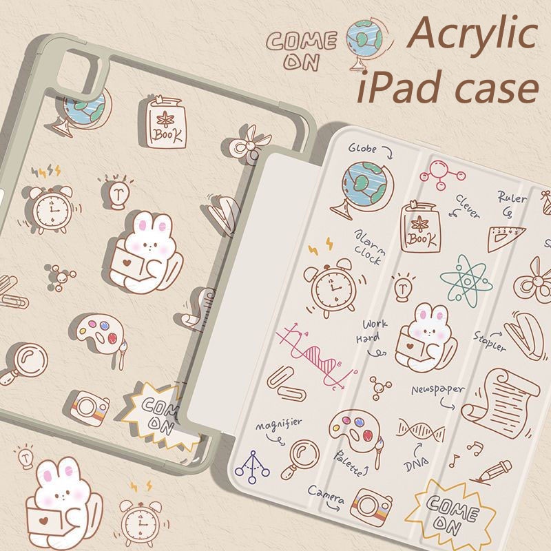 Ốp Máy Tính Bảng Bằng Acrylic Cho ipad air4 10.9 gen8 gen9 Gen10.2 air5 air4 10.9 air2 9.7 Mini 4 5 2022 Pro11 2021Pro12.9 pro 2021