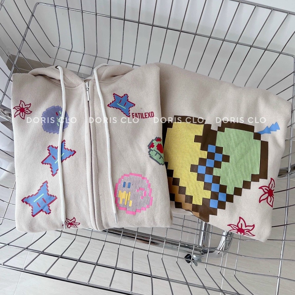 ÁO KHOÁC HOODIE KIỂU KHÓA KÉO IN HÌNH LEGO NHIỀU MÀU SẮC VẢI NỈ MỀM MỊN NÓN 2 LỚP THỜI TRANG HOT TREND. TP