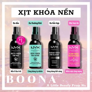 - Xịt khóa lớp trang điểm Makeup Setting Spray cho da dầu, da khô 60ml