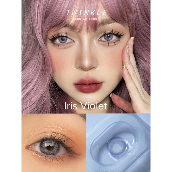 Kính áp tròng tây vân siêu thực Iris Gray/Brown/Violet