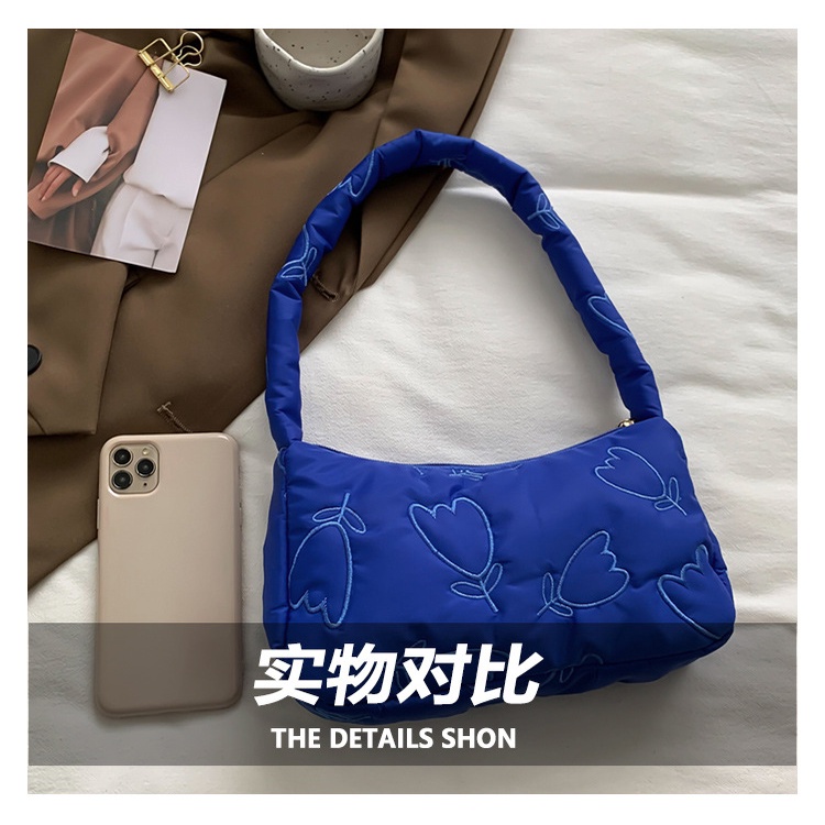 Túi Xách Cotton Nylon Thêu Họa Tiết Thời Trang Mới 2022 Cho Nữ