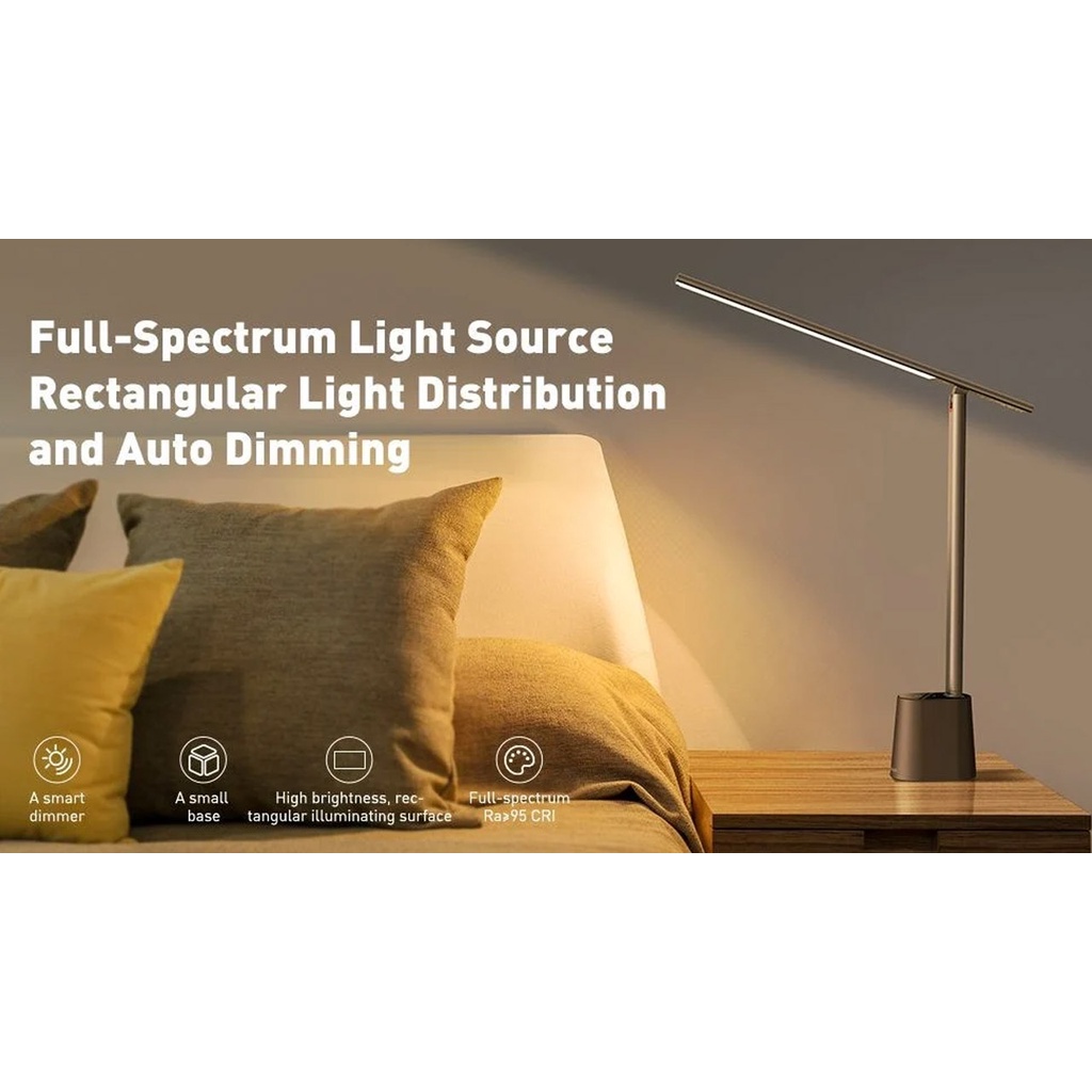 Đèn để bàn làm việc, học tập thông minh Baseus Smart Eye Series Charging Folding Reading Desk Lamp