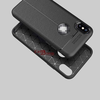 Ốp lưng iPhone Auto Focus Silicon giả da mềm - Cafe2fone