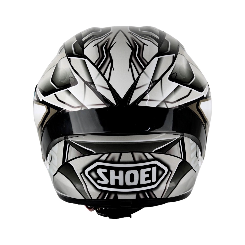 Mũ bảo hiểm fullface 2 kính M266 lên tem Shoei Bạc - Tapu Shop